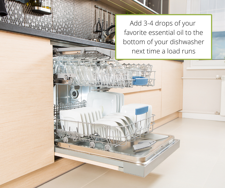 Simple Essential Oil Tip for your Dishwasher