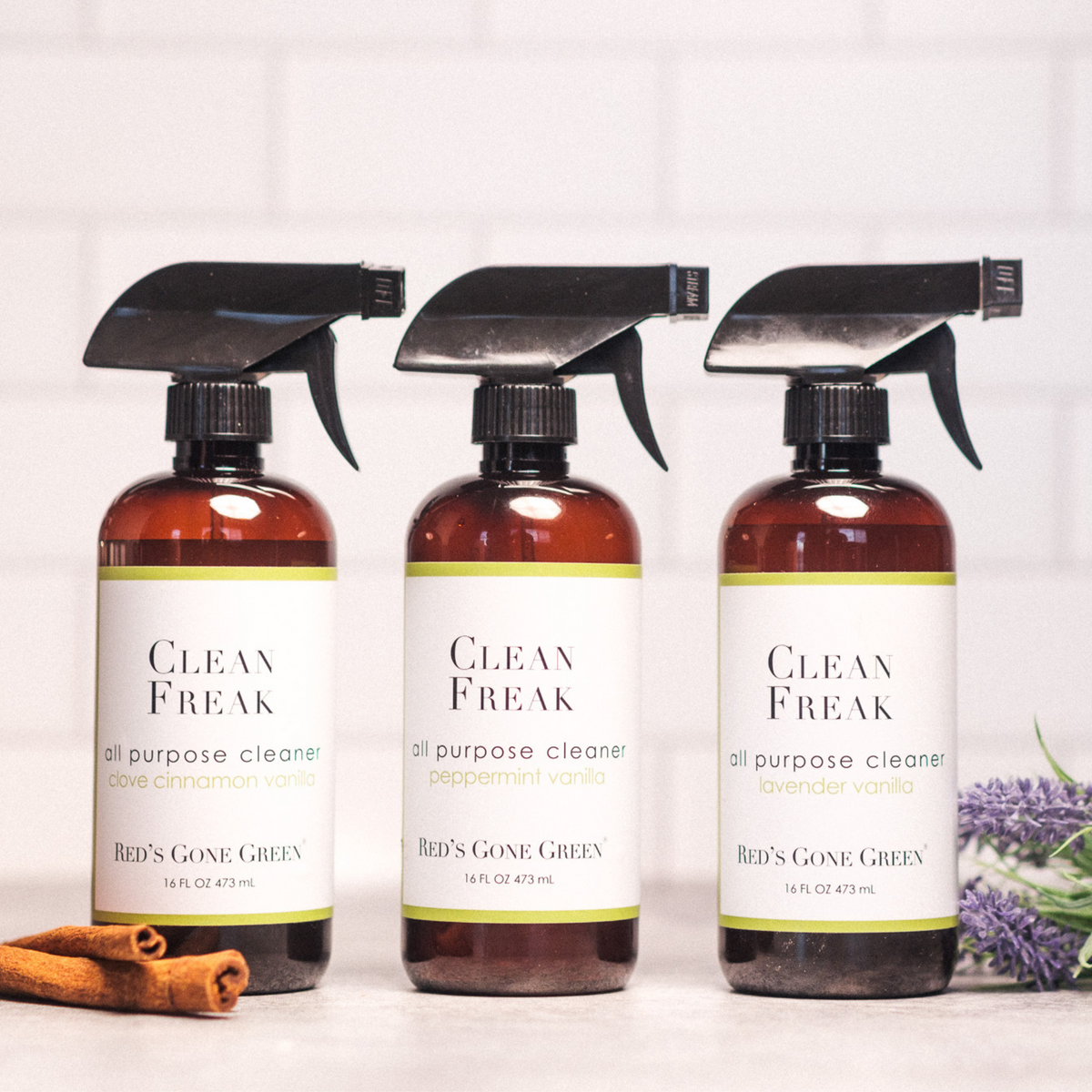 Red's Gone Green Best Seller All Natural Cleaner Bundle