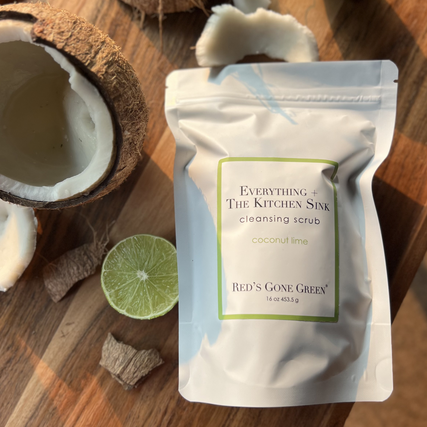 Coconut Lime Kitchen Sink Cleansing Scrub