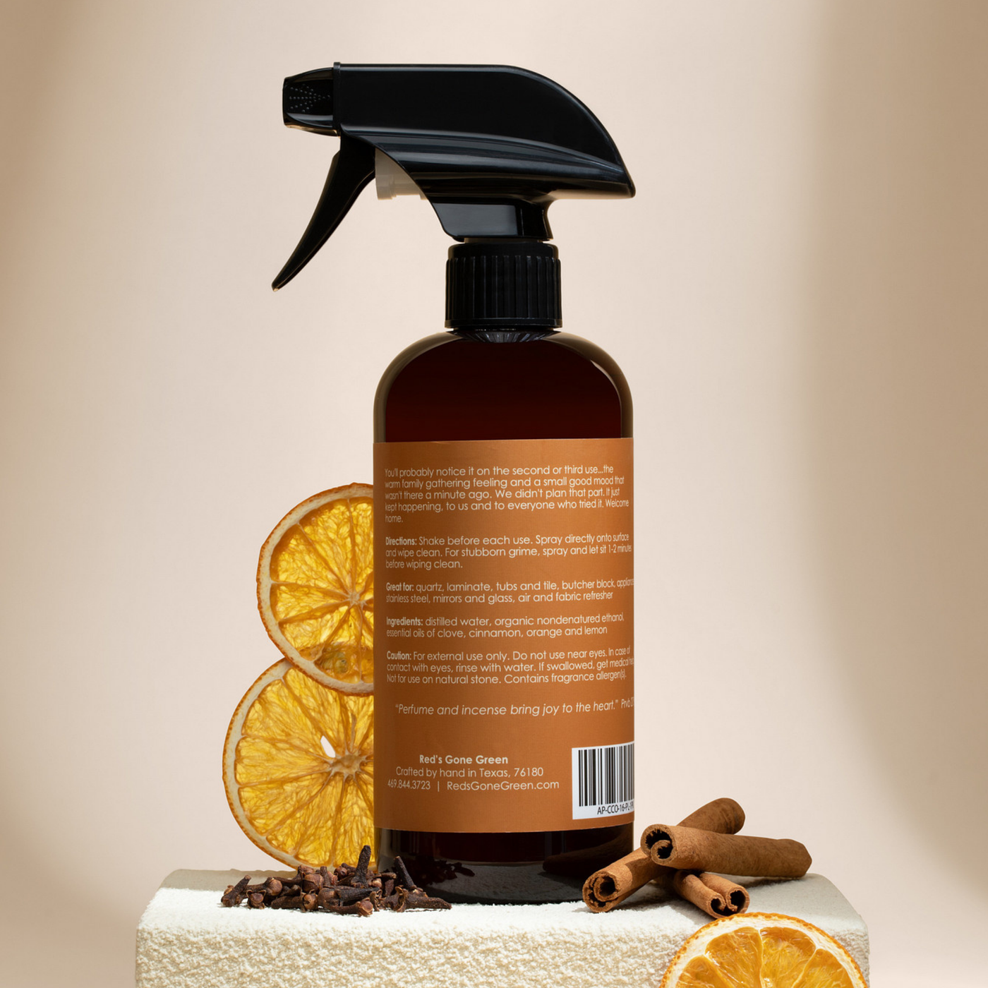 Clove Cinnamon Orange All-Purpose Cleaner, 16 oz