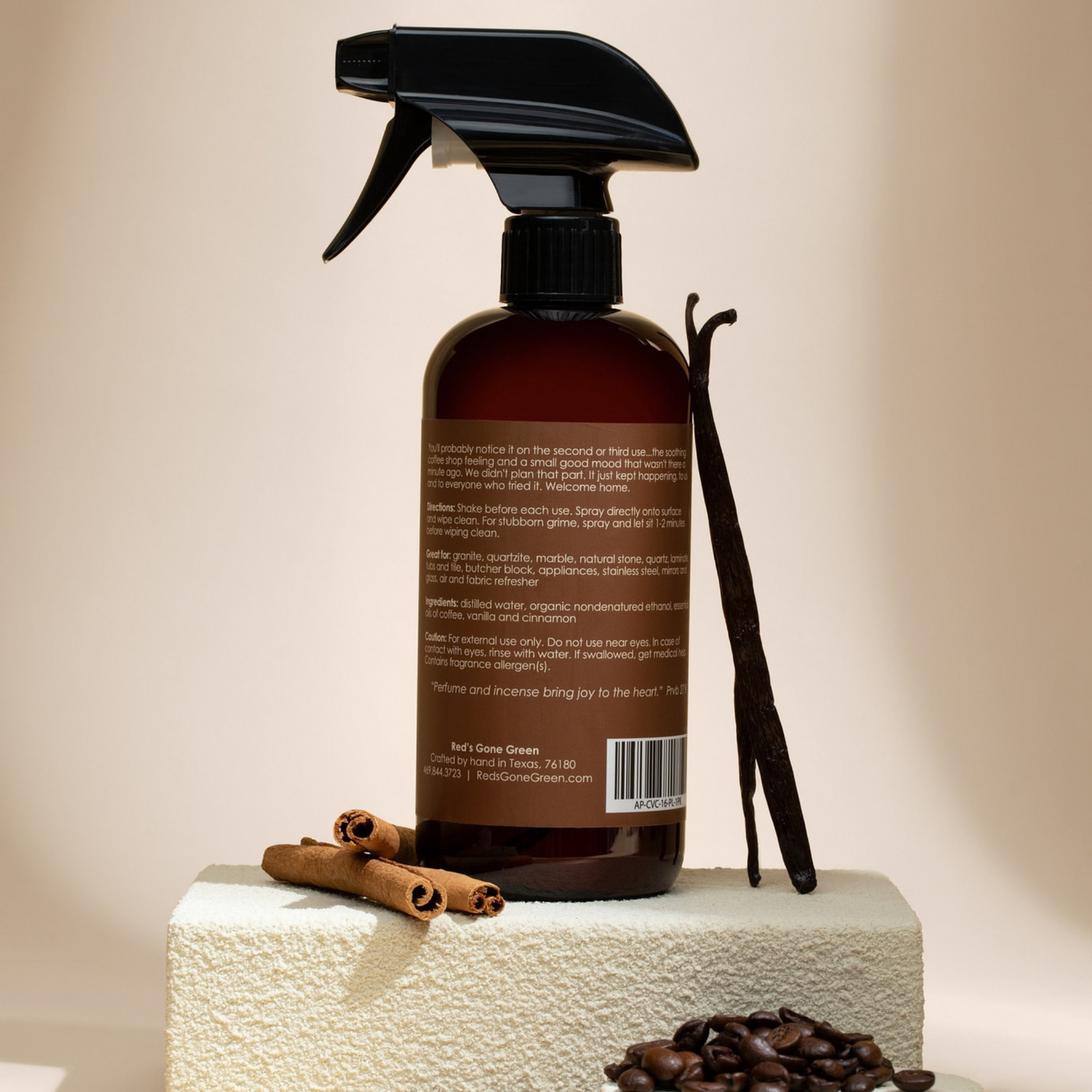 Coffee Vanilla Cinnamon All-Purpose Cleaner, 3-Pack