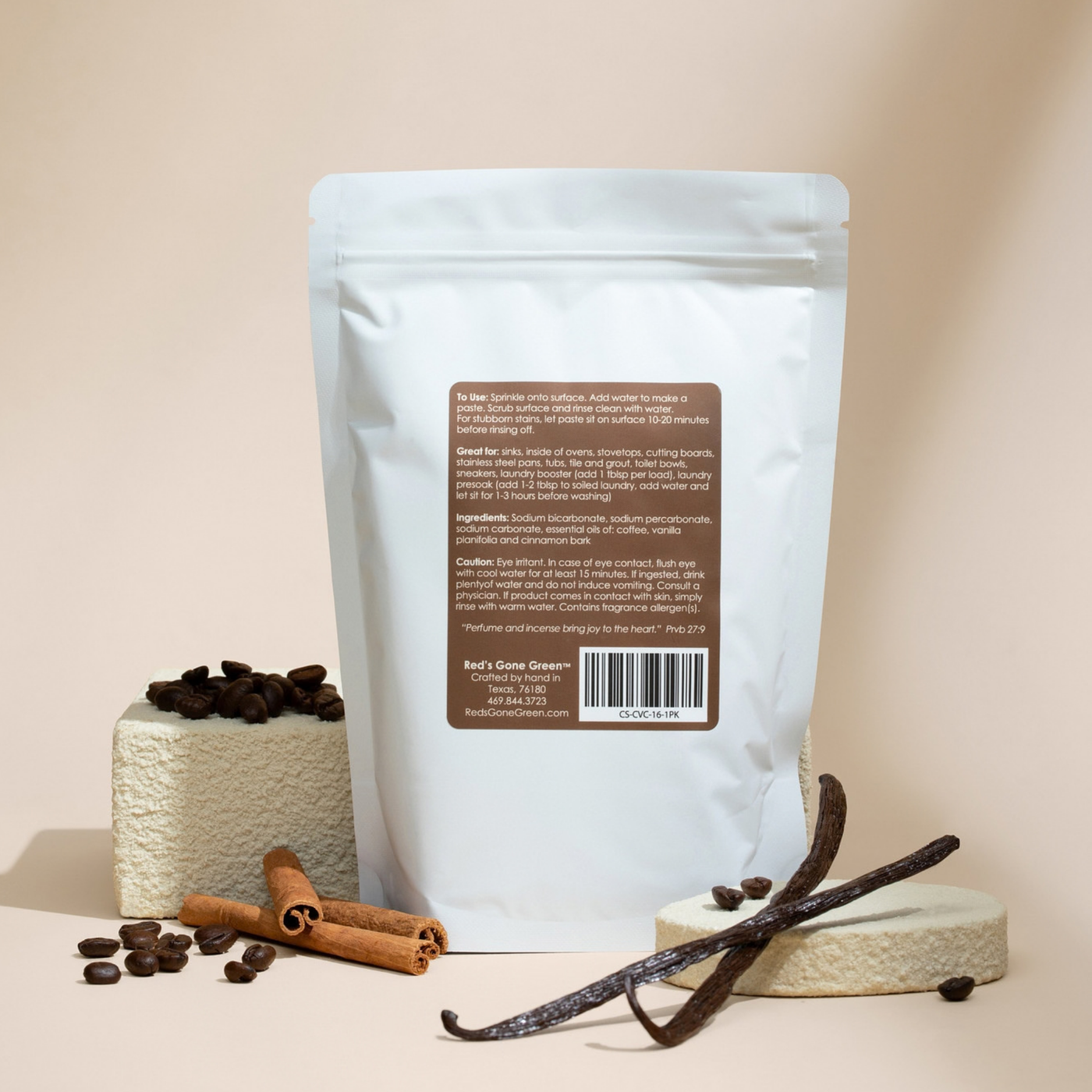 Coffee Vanilla Cinnamon Cleaning Set