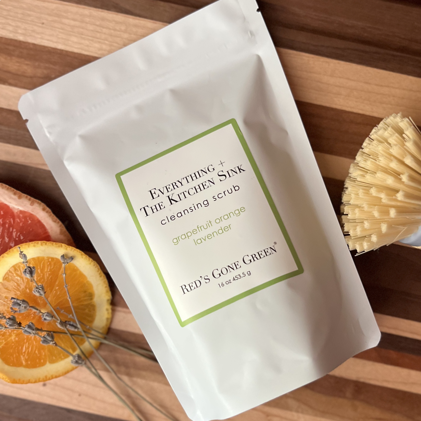 Grapefruit Orange Lavender Cleansing Sink Scrub
