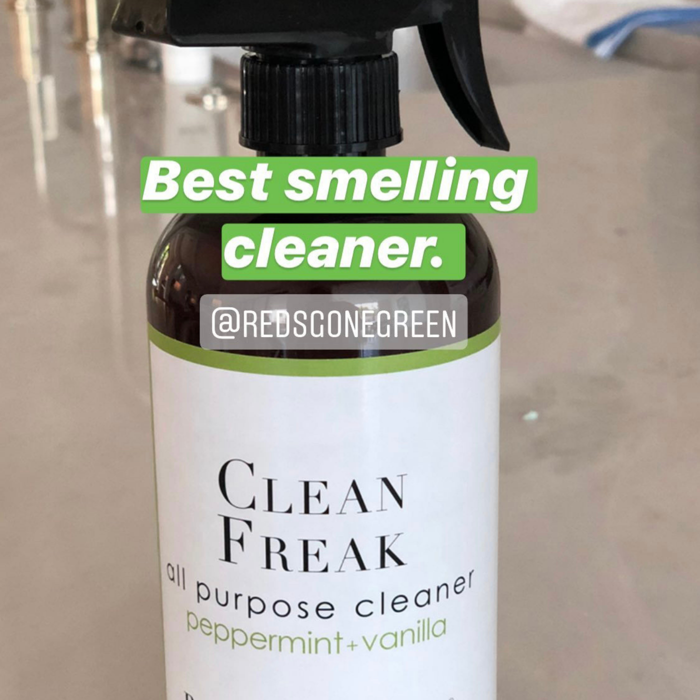 16 oz Peppermint Vanilla All Purpose Cleaner Spray