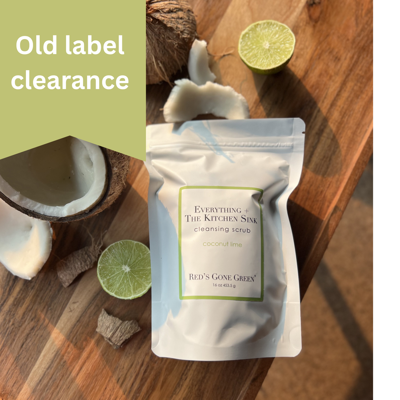 Coconut Lime Kitchen Sink Cleansing Scrub