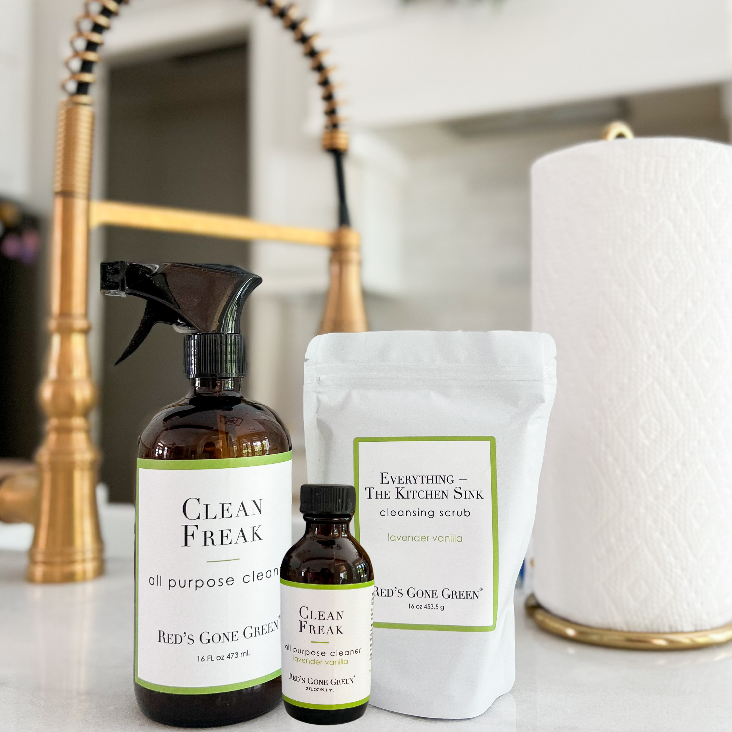 Lavender Vanilla Starter Set |Natural Cleaning Solutions for