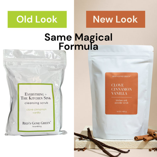 Clove Cinnamon Vanilla Kitchen Sink Powder Scrub Refill, 16 oz