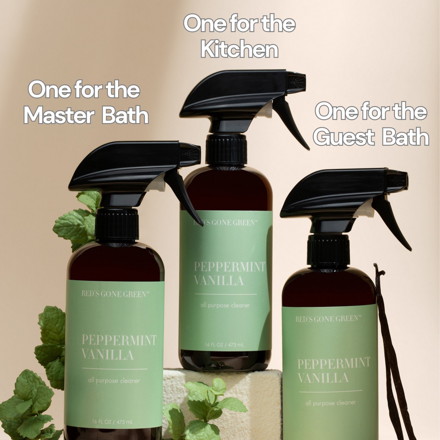 Peppermint Vanilla All-Purpose Cleaner, 3-Pack