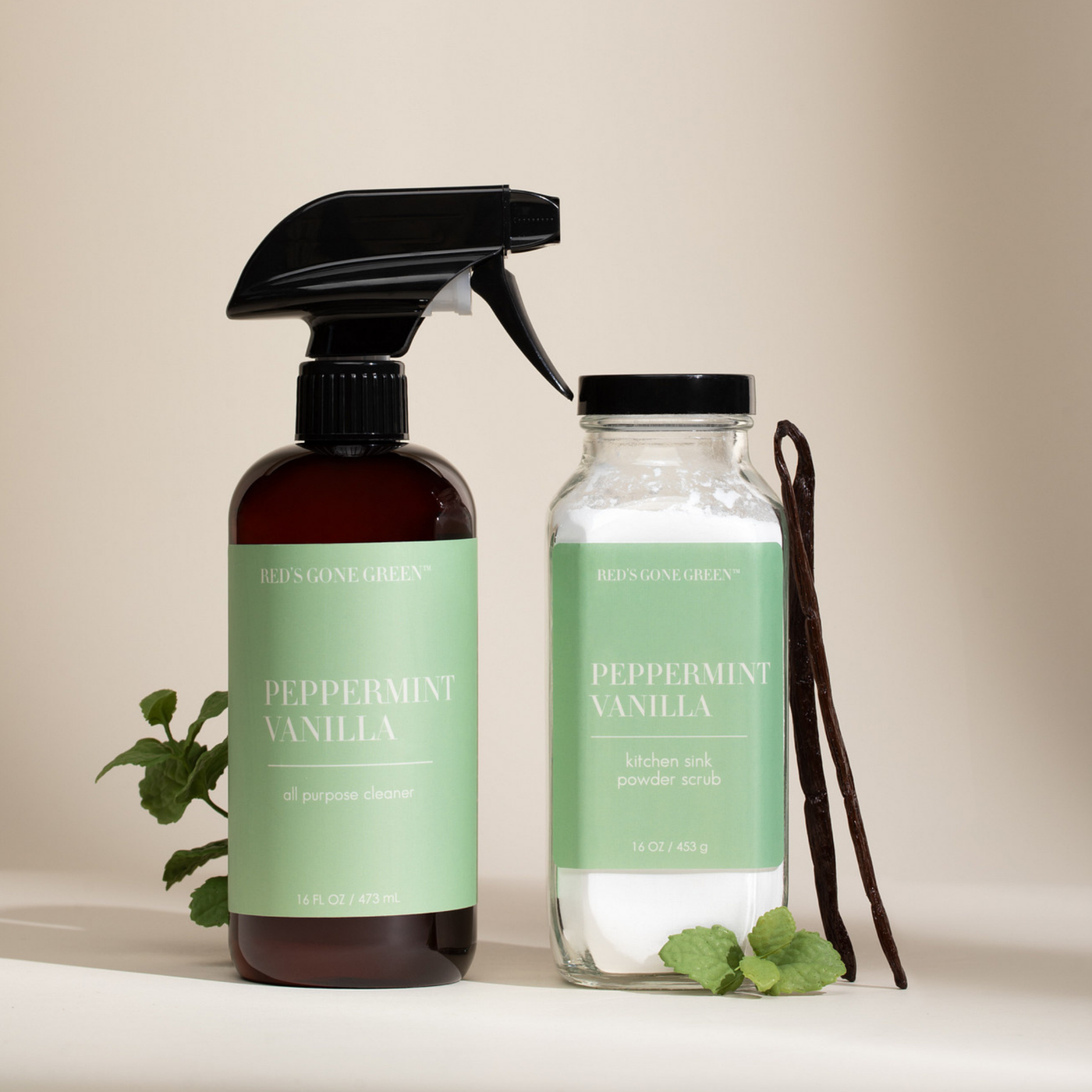 Peppermint Vanilla Cleaning Set
