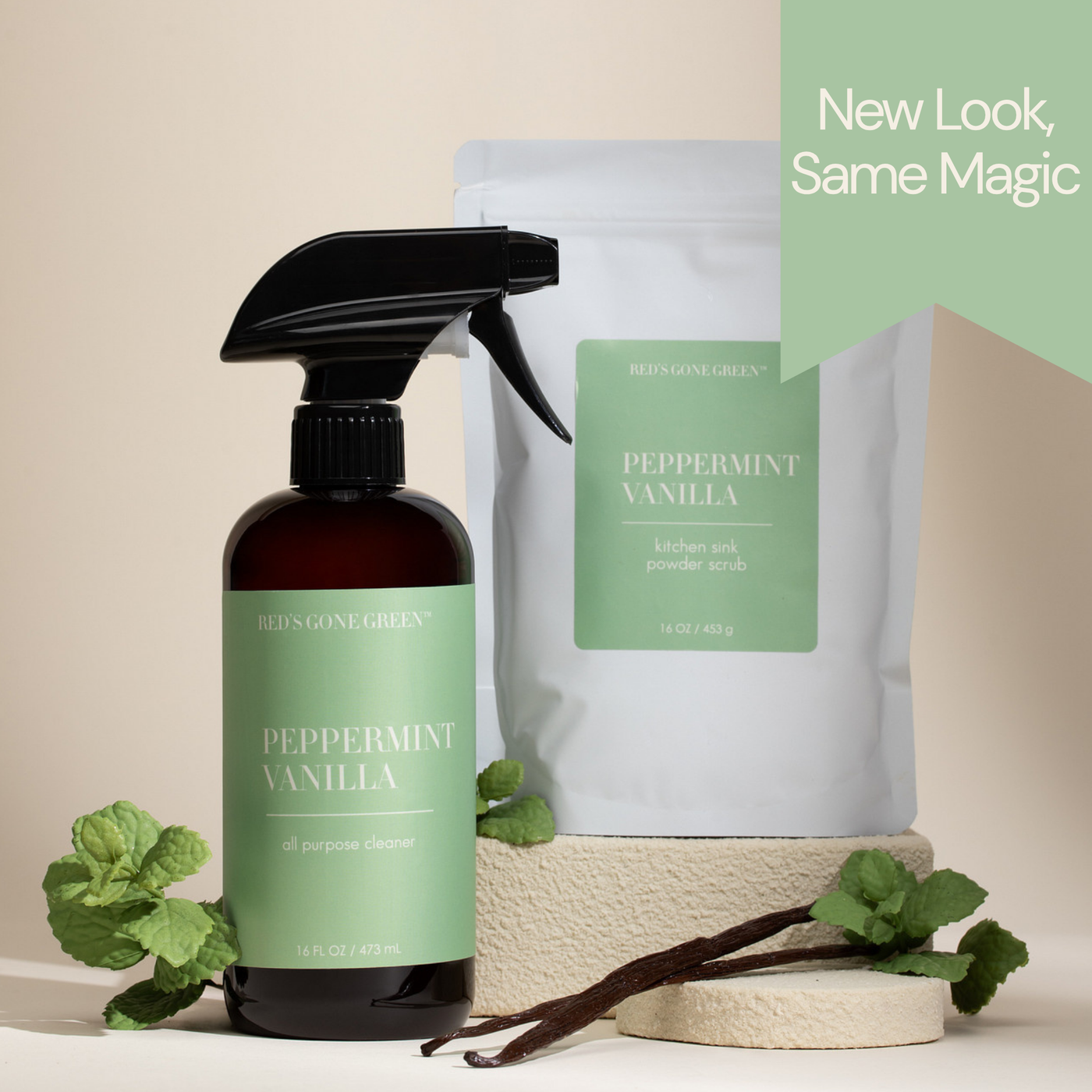 Peppermint Vanilla Cleaning Set