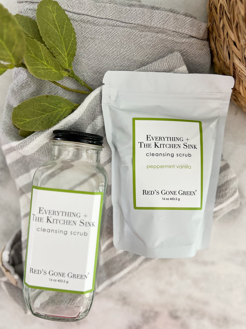 Peppermint Vanilla Cleansing Scrub Set