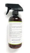 image of back of Red's Gone Green Lavender Vanilla All Purpose Cleaner on white background